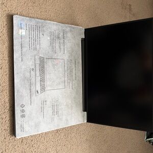 Think! Gray Laptop with Red Accents Lenovo thinkpad